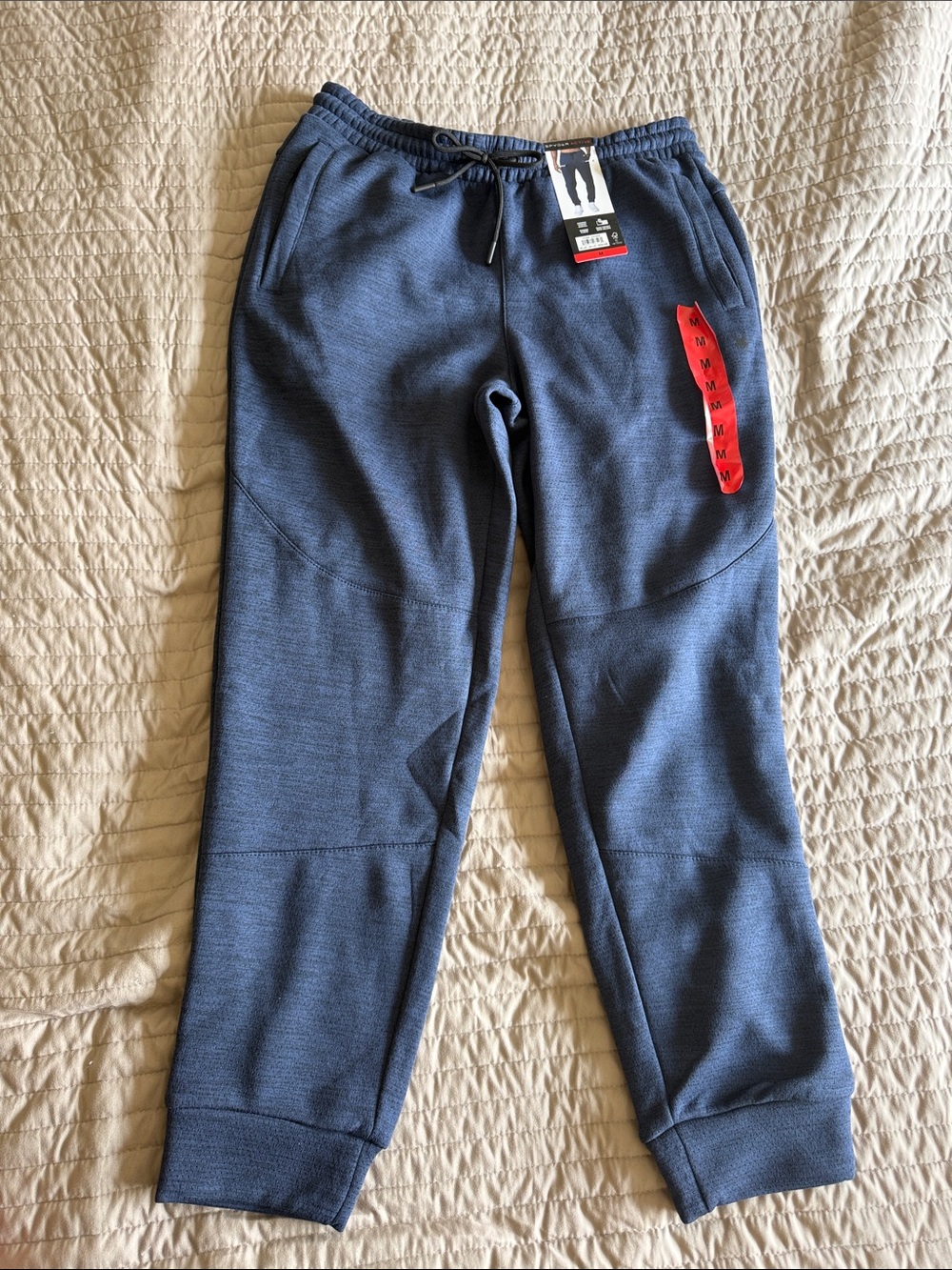 Spyder Men's Blue Fleece Jogger Pants M NWT